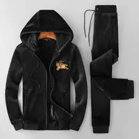burberry Tracksuit man mode promo suede models